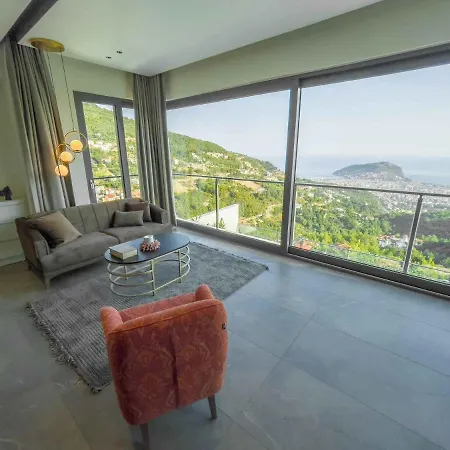 빌라 Exclusive 5 Star Villa With Private Infinity Pool And Jacuzzi, White Wings Villa 1003 알란야